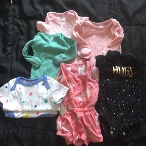 Onesies newborn gently used